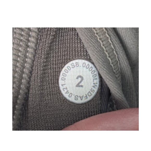 Lululemon Wunder Train High-Rise Tight Thread Dye Rover Black Leggings *SZ2 - Picture 3 of 11